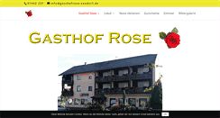 Desktop Screenshot of gasthof-roseseedorf.de